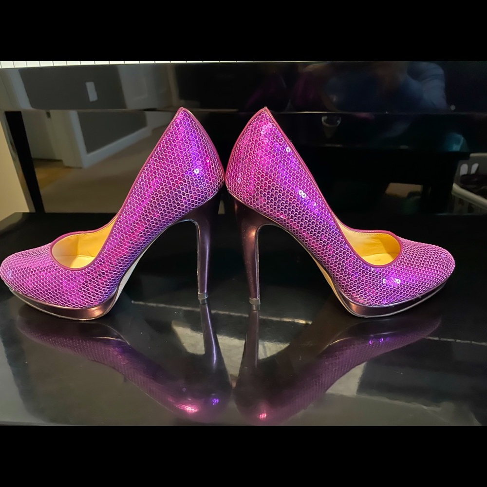 Cole Haan sequined pumps